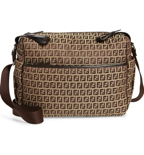 fendi classic logo diaper bag|designer diaper bag outlet.